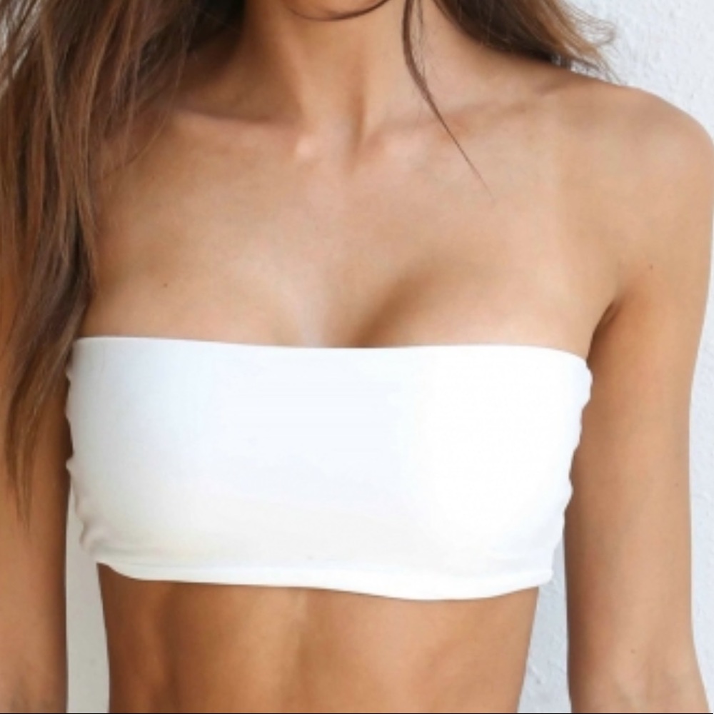 🆕 Dakine strappy white bandeau